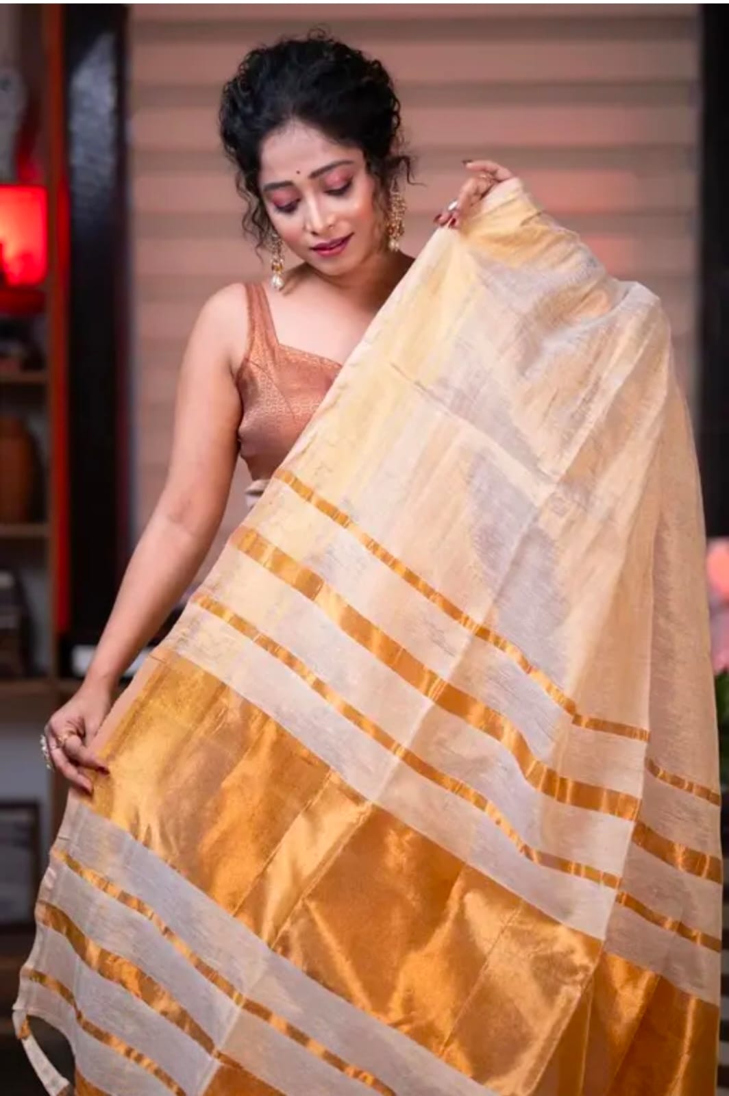 Pure kerela tissue saree
